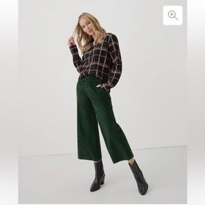 Pact Wide Leg Corduroy Pants - Cropped